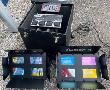 USED iColor 4 Lights & Controllers