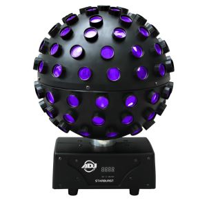 American DJ Starburst LED RGBWYP Mirror Ball Style Effect Light Club ADJ