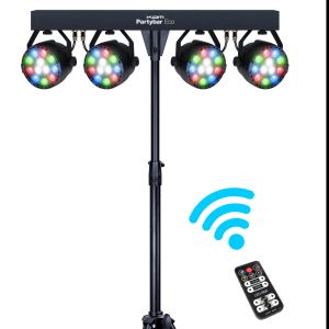 KAM LED Partybar Party Bar V2  DJ Band Lights With Stand Remote Control Disco 9018E