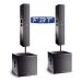 FBT Vertus Large PA System CLA 118SA CLA 406A Twin Stack 4200w Line Array Band