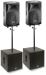 FBT JM2000 Active PA Package 3200w RMS 2x JMaxx 112A 2x Subline 115SA + Poles + Covers