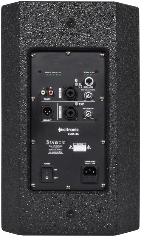 Citronic CUBA-8A Active Full-Range Cabinet 250W